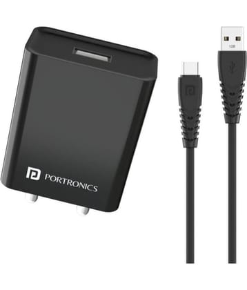 Portronics - Type C 2.4A Wall Charger