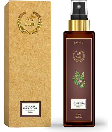 AGRI CLUB - Frankincense Body Mist For Men,Women 200 ml ( Pack of 1 )