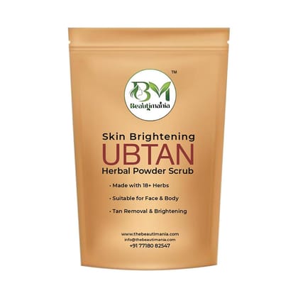 Beautimania Skin Brightening Herbal Ubtan Powder for Women and Men | Ubtan Face Pack for Skincare | Detan Face Pack for Tan Removal Mix of 18 Herbs-100g
