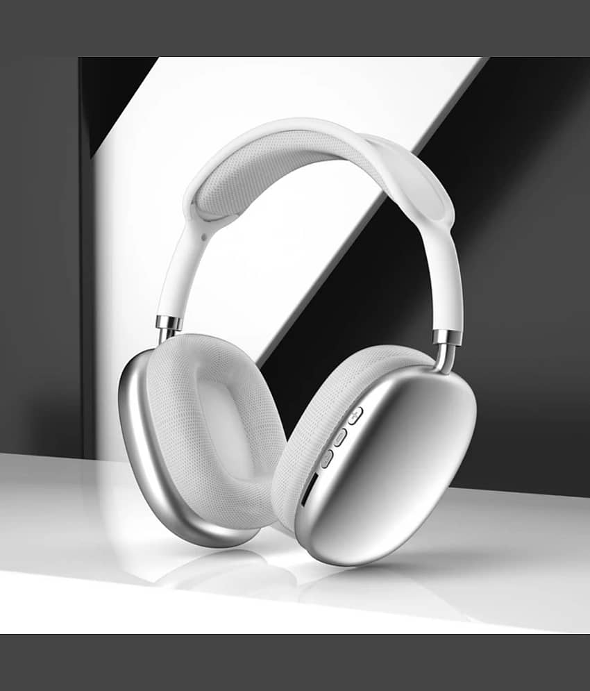 Neo P9 Bluetooth Bluetooth Headphone On Ear 2 Hours Playback Active Noise cancellation IPX4(Splash & Sweat Proof) Gray