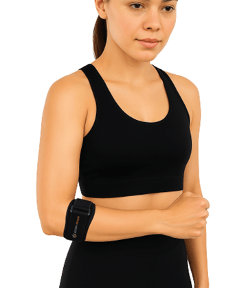 Atomshield Grey Elbow Support ( Pack of 1 )