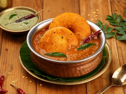 Single Idli With Vada