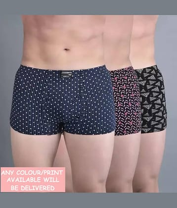 CAVENDRES Pack of 3 Nylon Trunks For Men's ( Multicolor1 )