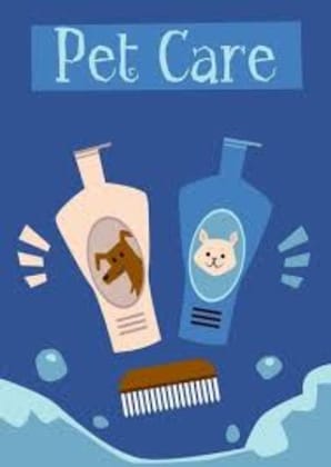 Pet Care Grooming Set - Shampoo and Brush Kit - 89 kg - Pet grooming kit containing two bottles of shampoo and one brush