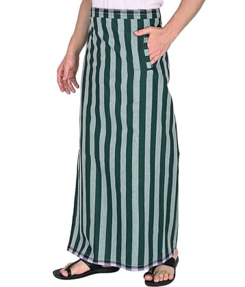 GOWRI TEX Cotton Blend Men's Dhoti Multicolor ( Pack of 1 )