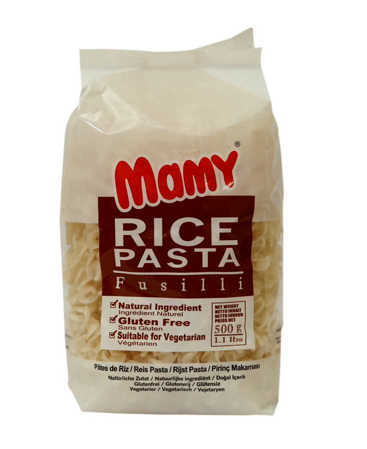 MAMY RICE PASTA FUSILLI 500GM @375