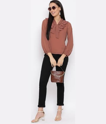 ALL WAYS YOU Women's Polyester Regular Top ( Brown )