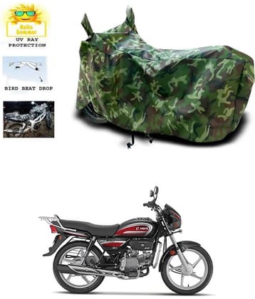 RONISH Bike Body Cover for Hero Splendor Plus ( Pack of 1 ) , Multicolour