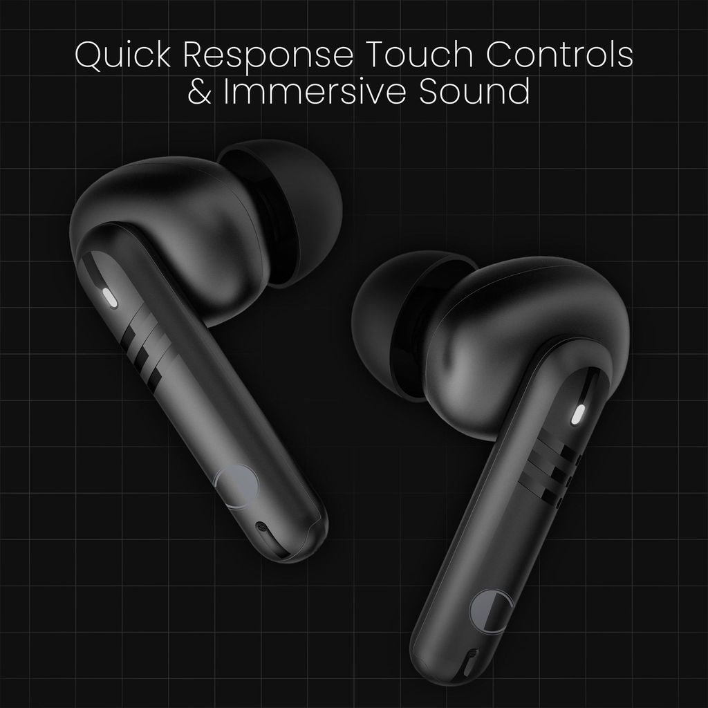 CELLECOR BroPods CB55 Waterproof TWS with 60 Hours Playtime, Automatic Pairing, HD Sound and 5.1V Bluetooth (BLACK)