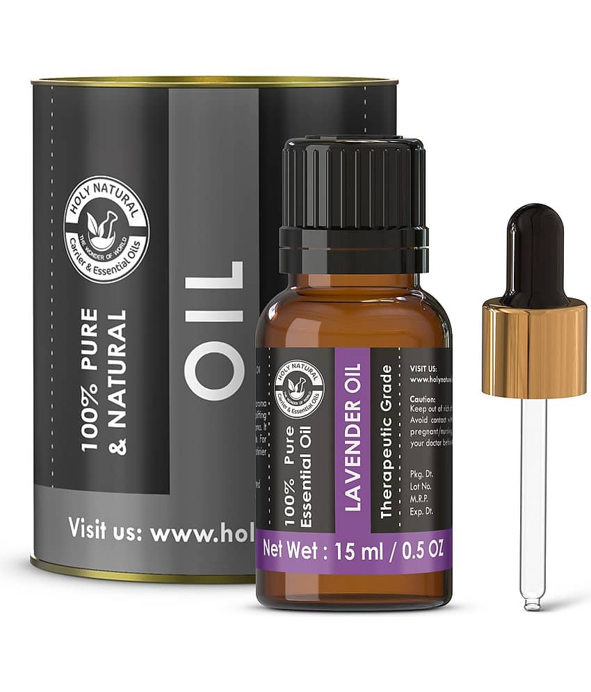 Holy Natural - Lavender Essential Oil 15 mL (Pack of 1)