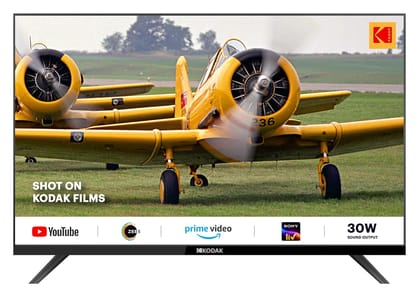 KODAK 80 cm (32 inches) Special Edition Series HD Ready Smart LED TV 32SE5001BL (Black) Black