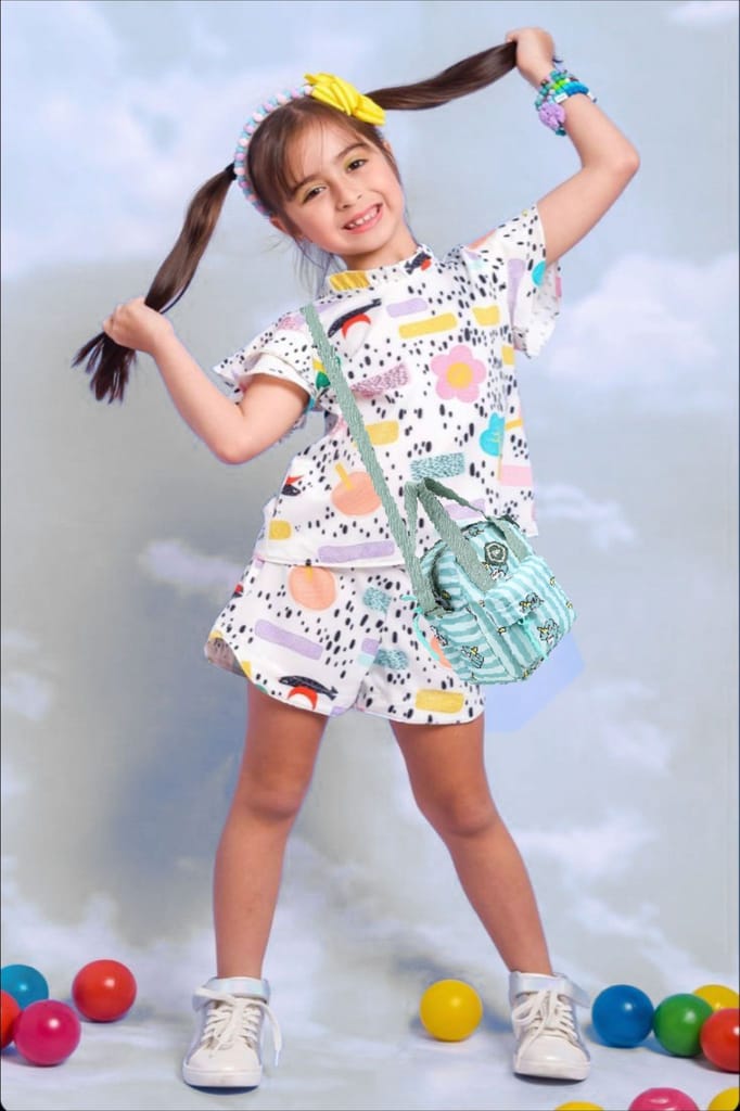 PB Pearlbags Soft Crossbody Shoulder Or Hand Bag or Sling bag Water Resistant Anti Fall Stationery Storage Bag Handbag Clutch Bag Sweet Birthday Gift For 5-10 Years Children Students Girls