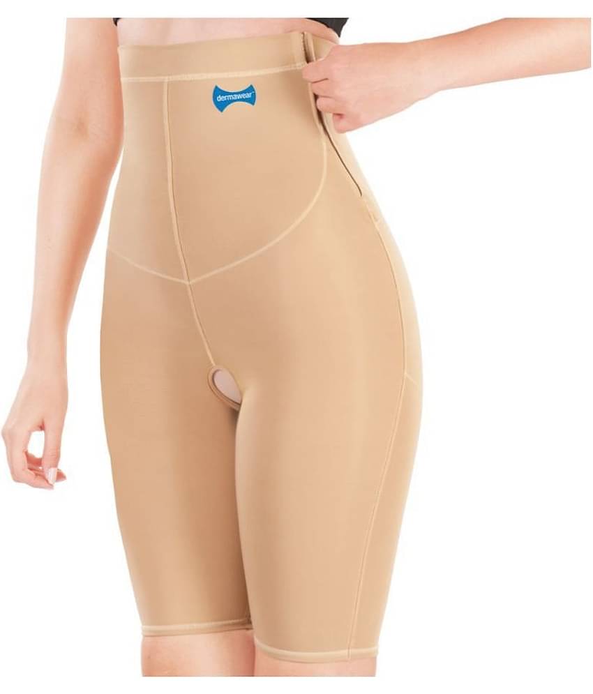 Dermawear Cotton Lycra Women's Hip Reducer ( Beige )