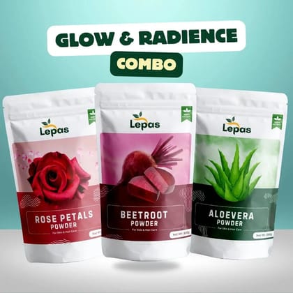 Glow & Radiance Herbal Face pack Powder Combo