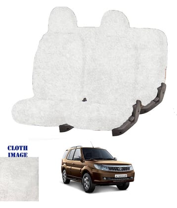 Tata Safari Storme White 7 Seater Car Seat Cover