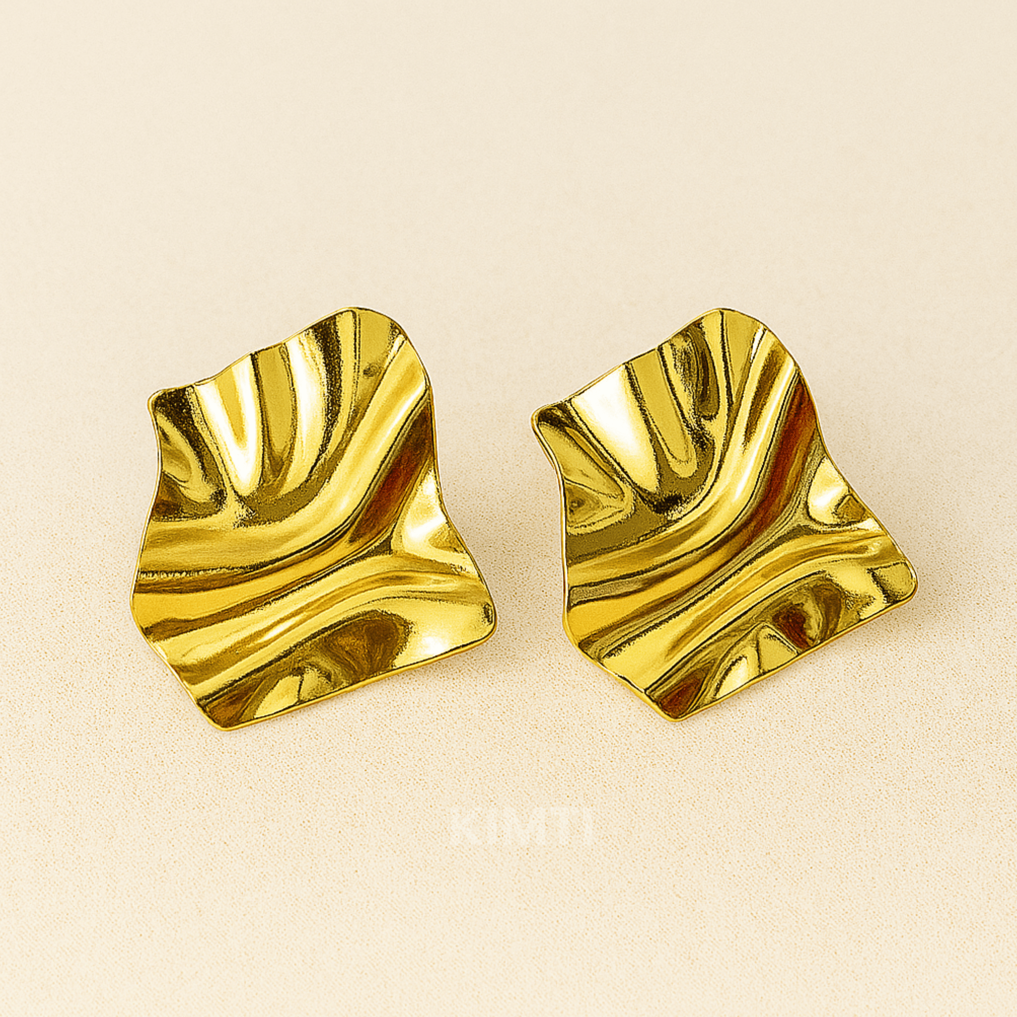18K Gold Plated Classic Studs Earrings