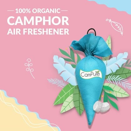 Camphor Kapoor Cone – Natural Room & Car Freshener, Mosquito Repellent, 100% Organic Air Freshener