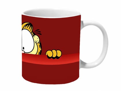 Multicolor Peeping Garfield Ceramic Mug