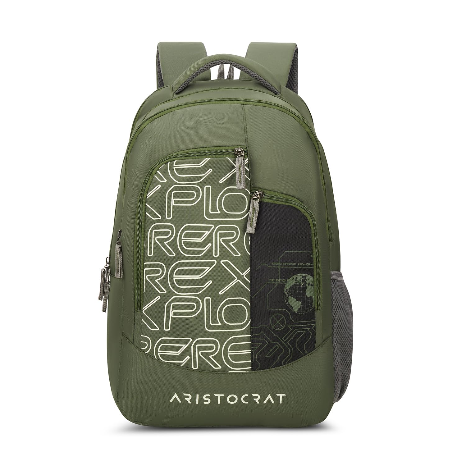 Code 32L Laptop Backpack (Upto 17"), 3 Compartments, Green
