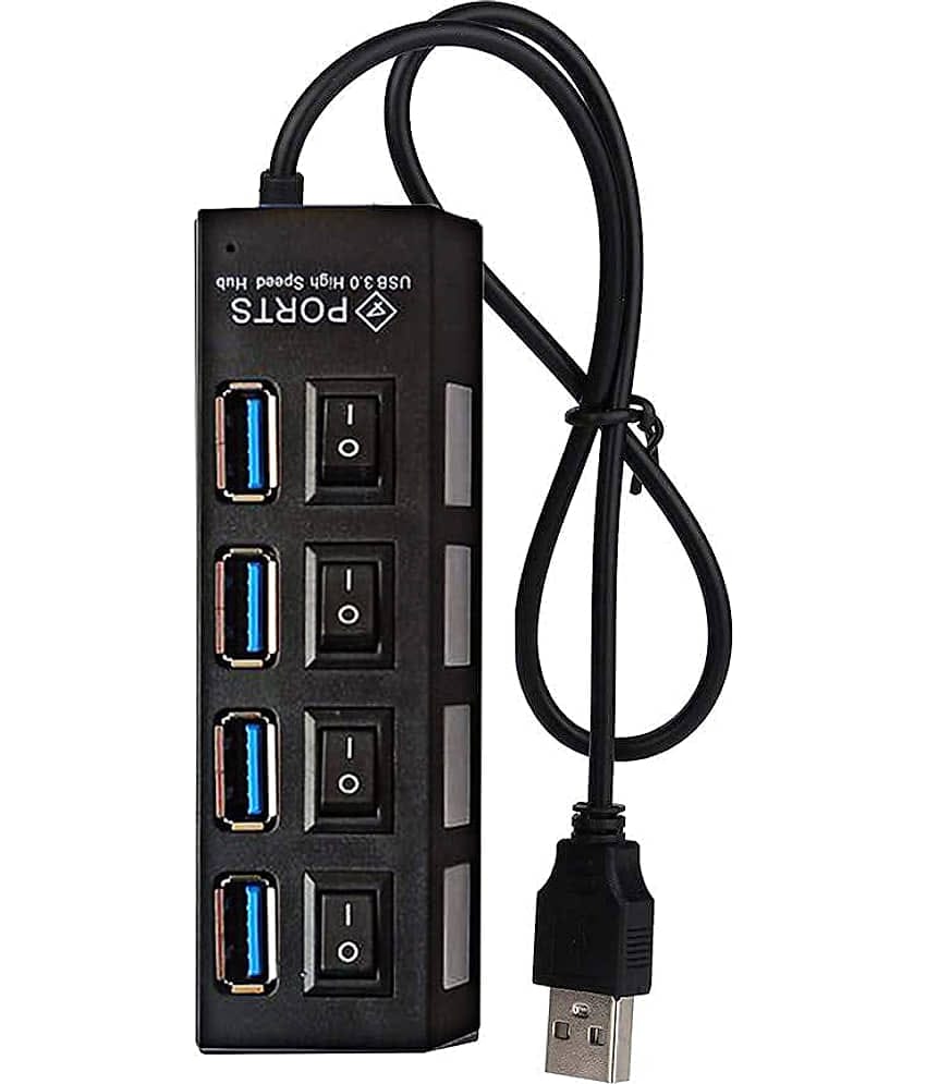 Ever Forever 4 port USB Hub With Individual Switch & Indicator