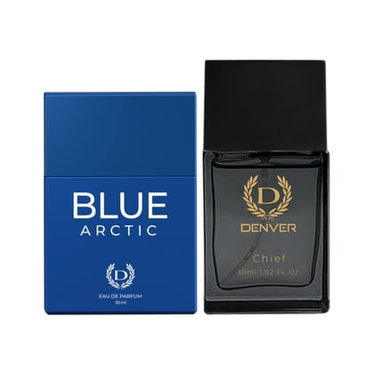 Denver Pack of 2 Perfumes (Blue Arctic + Chief) - 30ml Each