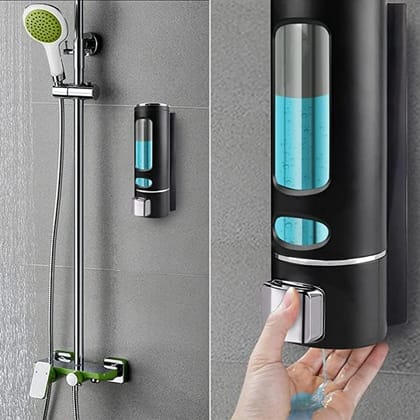 Prem's Abs Wall Mounted Shampoo Sanitizer Lotion Hand Dish Wash Gel Liquid Soap Dispenser for Bathroom Kitchen