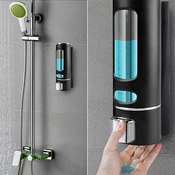 Prem's Abs Wall Mounted Shampoo Sanitizer Lotion Hand Dish Wash Gel Liquid Soap Dispenser for Bathroom Kitchen