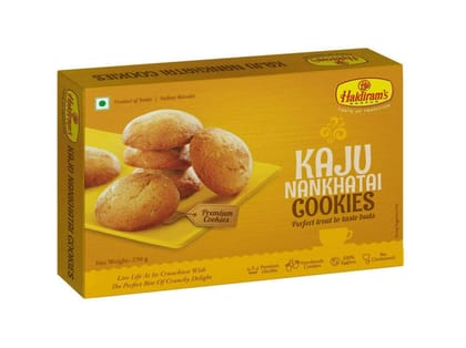 Haldiram's Nagpur Kaju Nankhatai Cookies - 250 gm