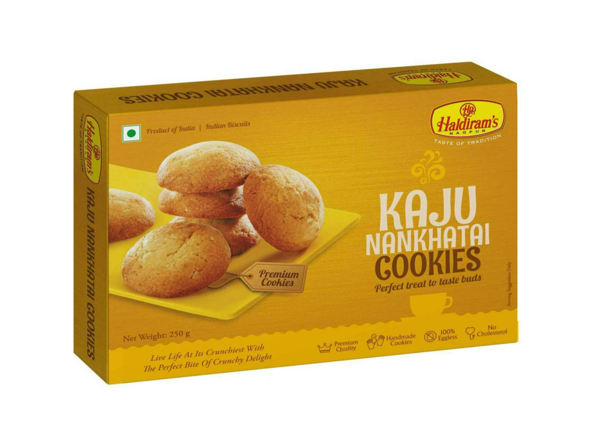 Haldiram's Nagpur Kaju Nankhatai Cookies - 250 gm