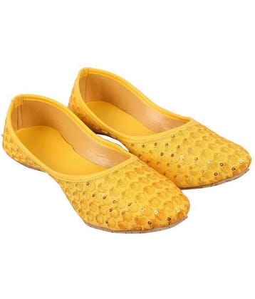 Apratim Yellow Ethnic Footwear