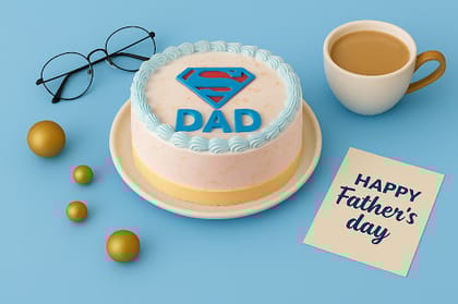 Superhero Dad Cake