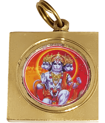 Apna Rudraksha Idol Pendant Panchmukhi Hanuman Locket ( Pack of 1 )