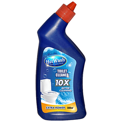 Hot Wash Extra Power Toilet Cleaner - 10X Better Cleaning, 500 ml Bottle Hot Wash Extra Power Toilet Cleaner - 10X Better Cleaning, 500 ml Bottle