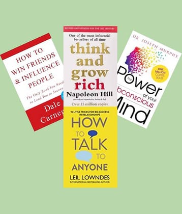 How to Win Friends and Influence People + Think And Grow Rich+The Power of Your Subconscious Mind + How To Talk Any One