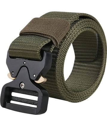 Edifier - Green Nylon Men's Casual Belt ( Pack of 1 )