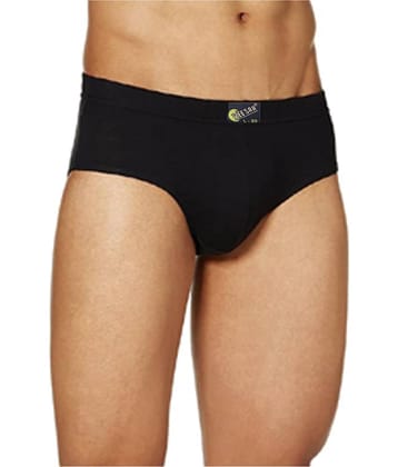 VEE SAA Pack of 1 Cotton Briefs For Men's ( Black )