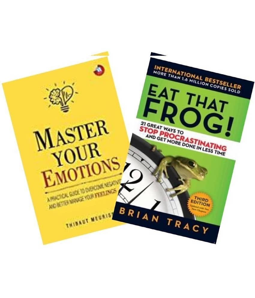 ( Combo of 2 books ) Master Your Emotions + Eat That Frog (English, Paperback )