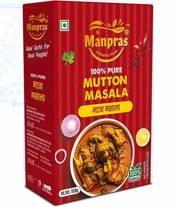 MANPRAS MUTTON MASALA 100GM [ PACK OF 3 ] Masala 100 gm