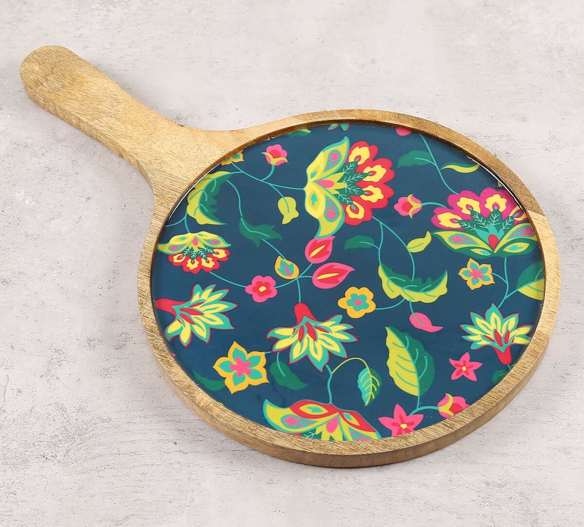 Cyanic Pop Burst Round Serving Platter