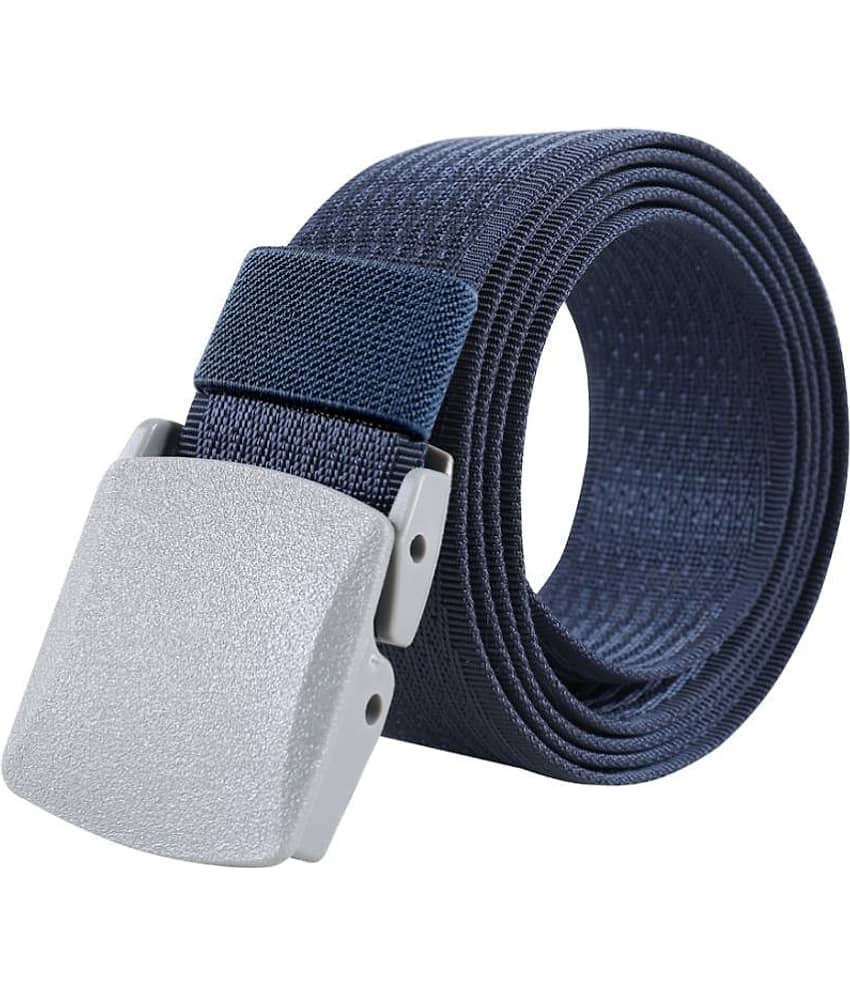 Edifier - Blue Nylon Men's Casual Belt ( Pack of 1 )