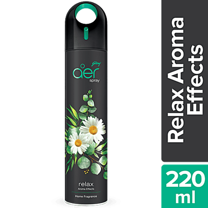 Godrej Aer Spray - Premium Air Freshener, Relax, 220 ml