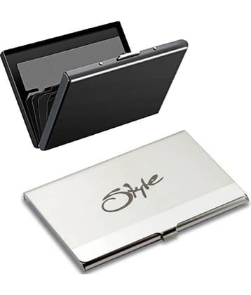 Style 98 Multi Steel RFID Protected 6 Slot Card Holder For Men & Women