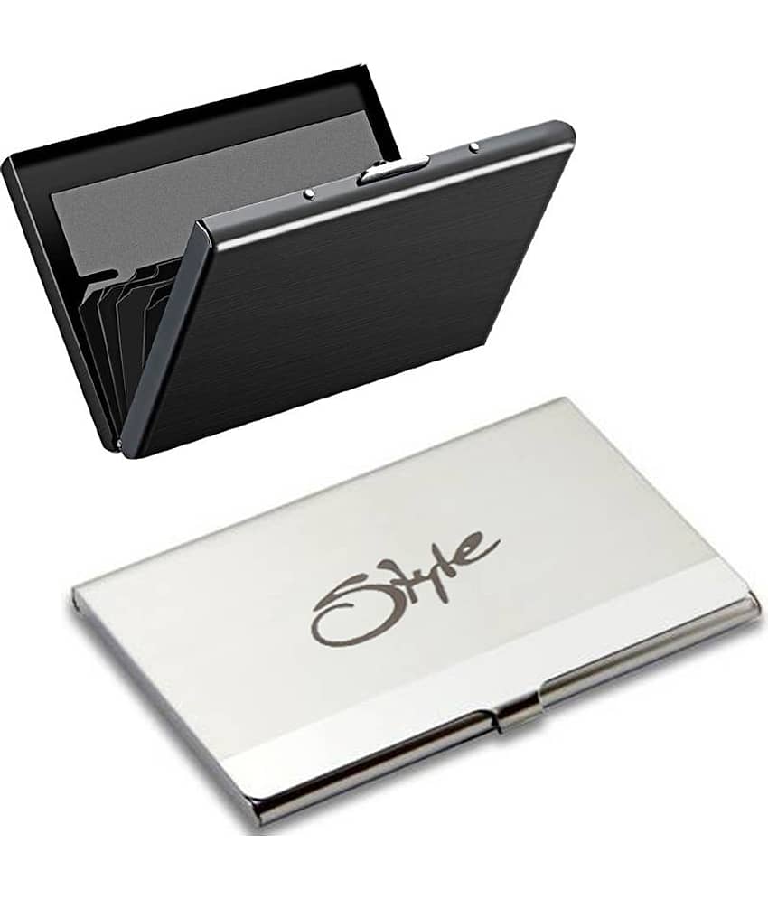 Style 98 Multi Steel RFID Protected 6 Slot Card Holder For Men & Women