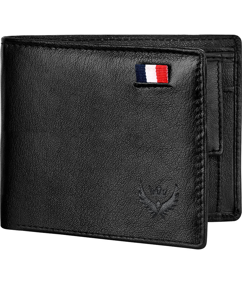 Lorenz Green 100% Leather Men's RFID Wallet ( Pack of 1 )