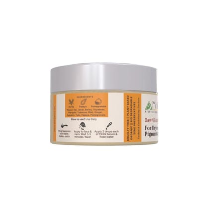 MrilQ Dawn Face Wash Plus | Extreme Dryness and Pigmentation | Glow Enhancing| De-tan | Daily Use | Dull & Dry skin