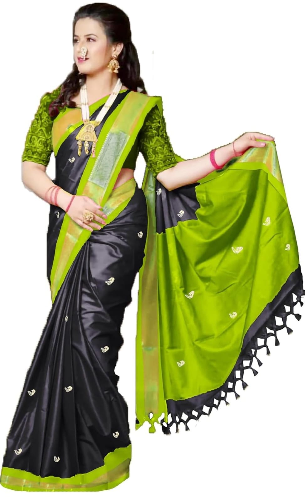 Trending Pathani Kanjivaram Silk Woven Saree
