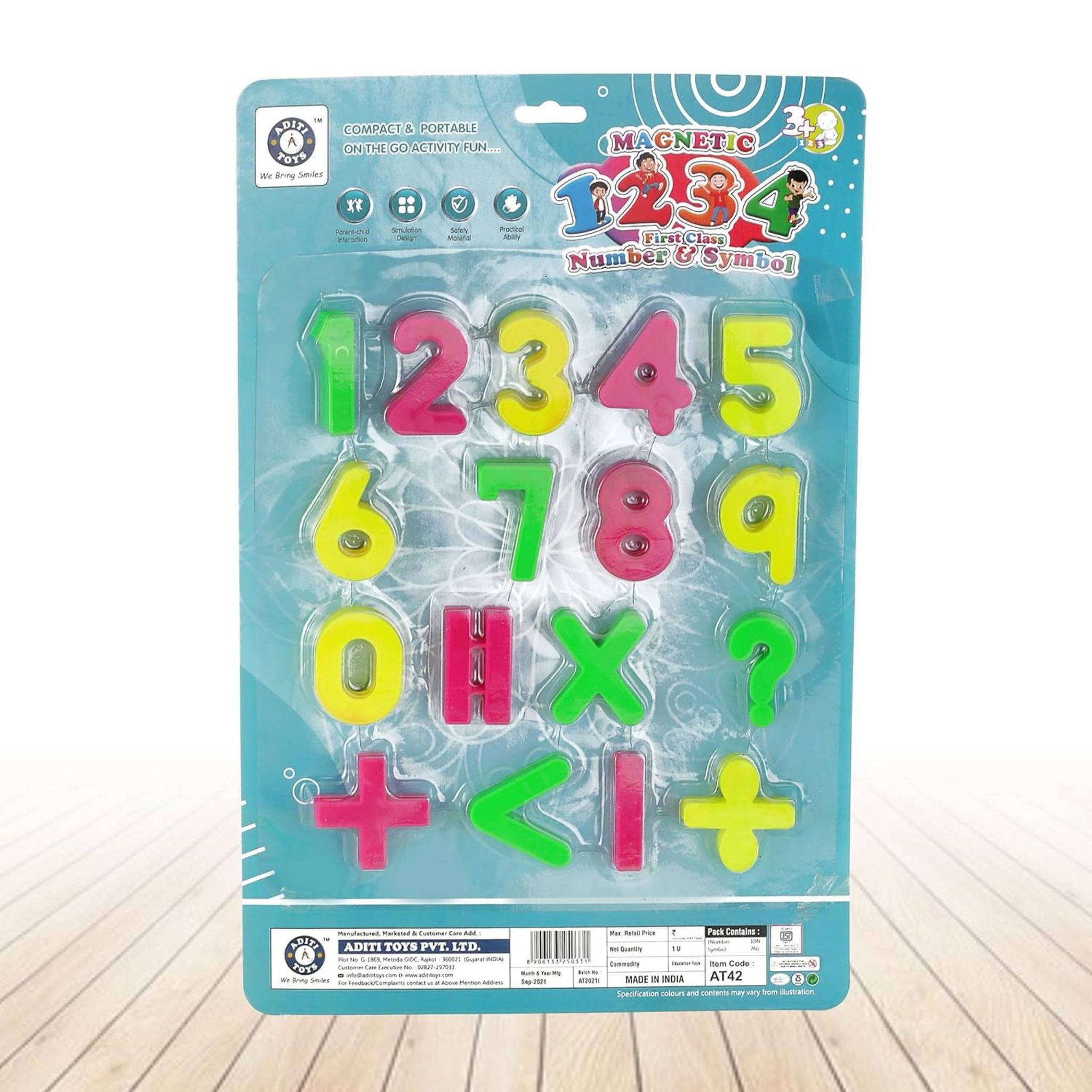 Magnetic Number & Symbol Card