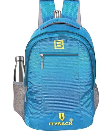 FLYSACK Light Blue PU Backpack ( 40 Ltrs )