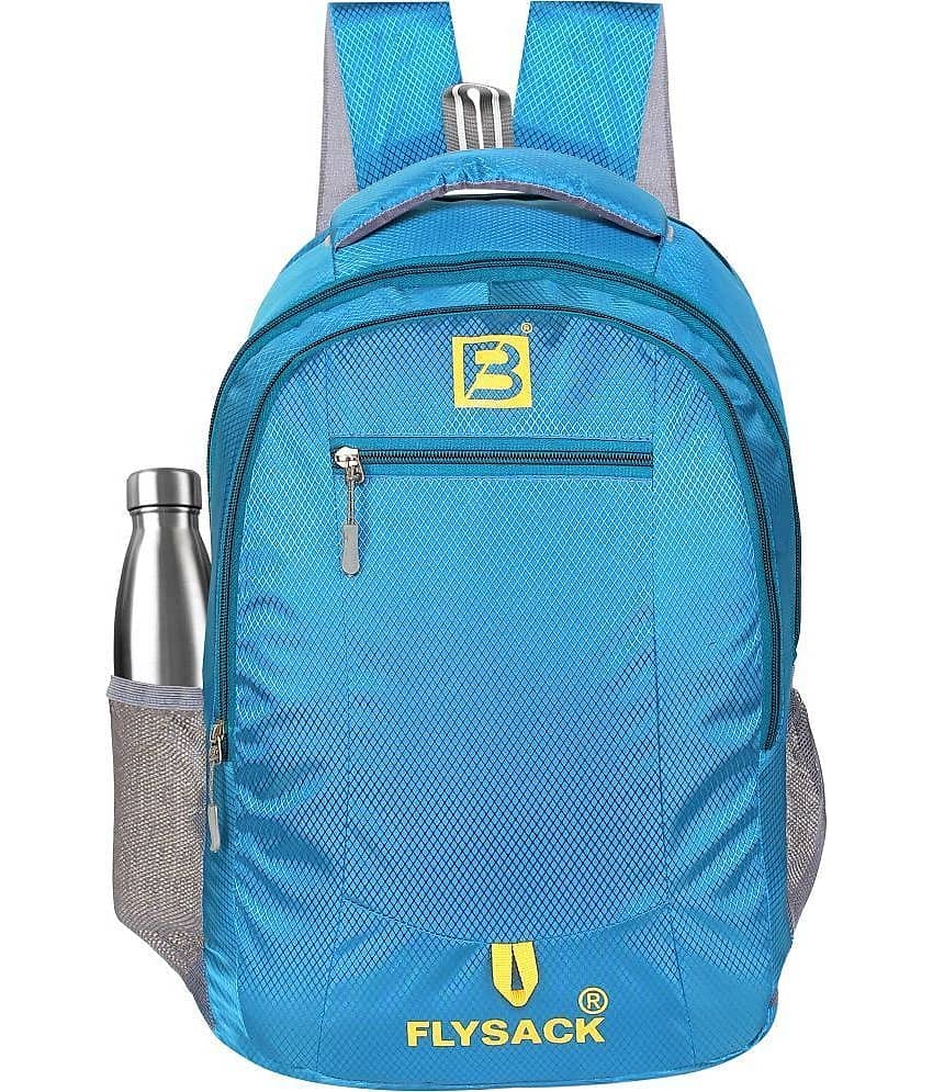 FLYSACK Light Blue PU Backpack ( 40 Ltrs )