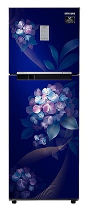 Samsung 236L 2 Star Inverter Frost-Free Convertible 3 In 1 Double Door Refrigerator Appliance (RT28C3732HS/HL,Hydrangea Blue 2023 Model)